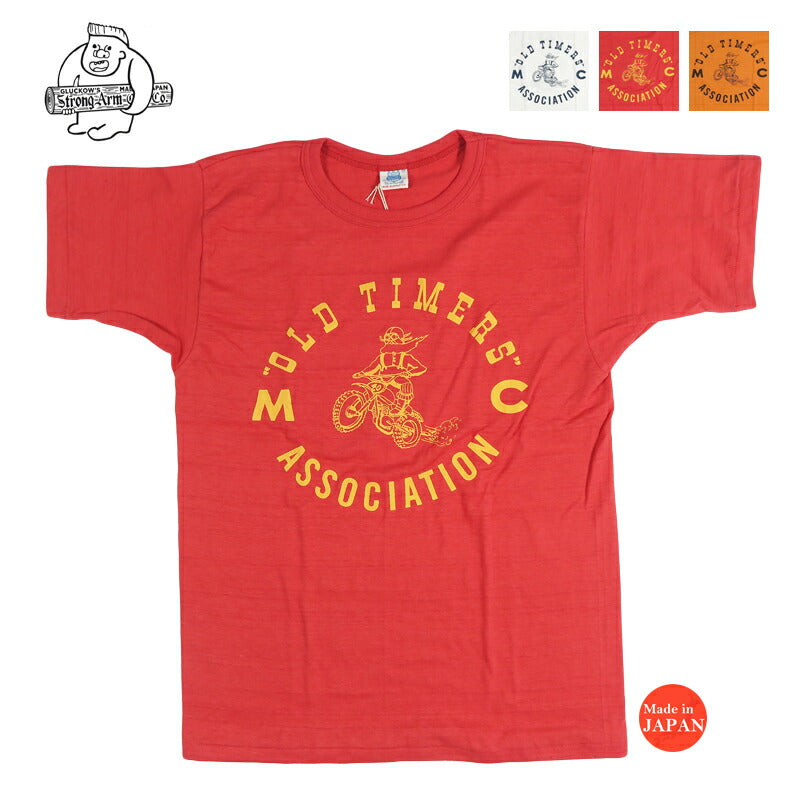 John Gluckow ジョングラッコー 半袖 Tシャツ Old Timers MX ウェアハウス WAREHOUSE JG-CS06 【2026年春夏新作】