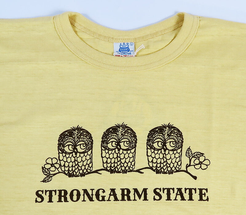 John Gluckow ジョングラッコー 半袖 Tシャツ Owls ウェアハウス WAREHOUSE JG-CS06 【2026年春夏新作】