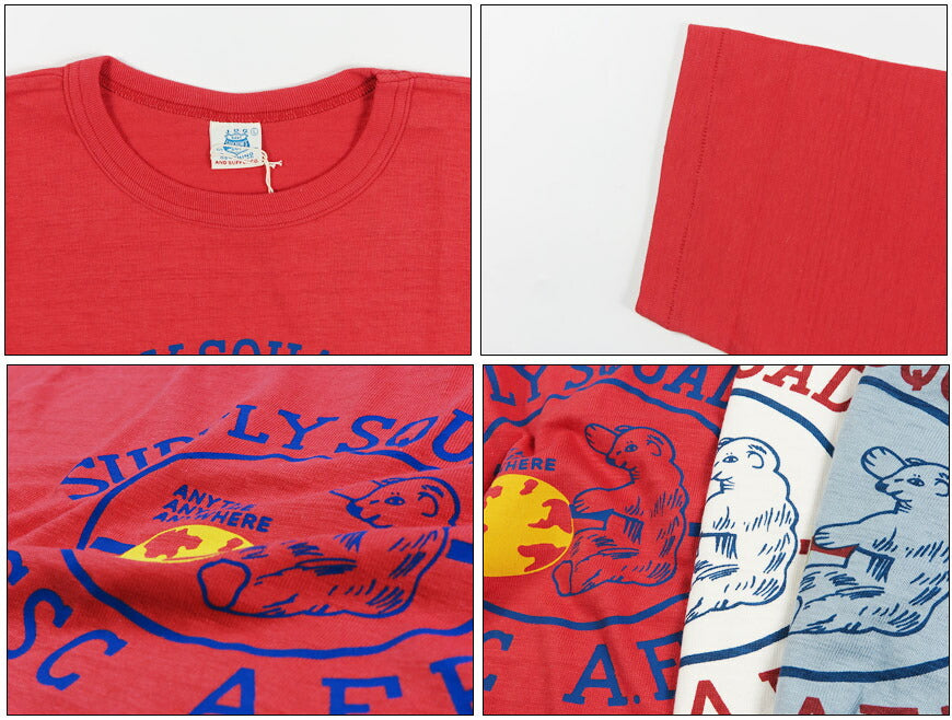 John Gluckow ジョングラッコー 半袖 Tシャツ SUPPLY SQUADRON ウェアハウス WAREHOUSE JG-CS06 【2026年春夏新作】