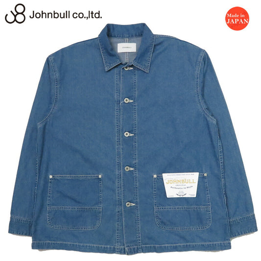 존불 JOHNBULL 8oz 데님 커버올 셔츠 JM232S03