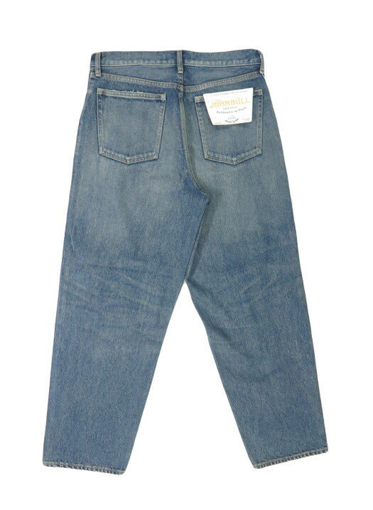 Johnbull JOHNBULL Jeans anchos de 5 bolsillos de denim 13.5 oz con corte ancho y cónico JM243P02-015