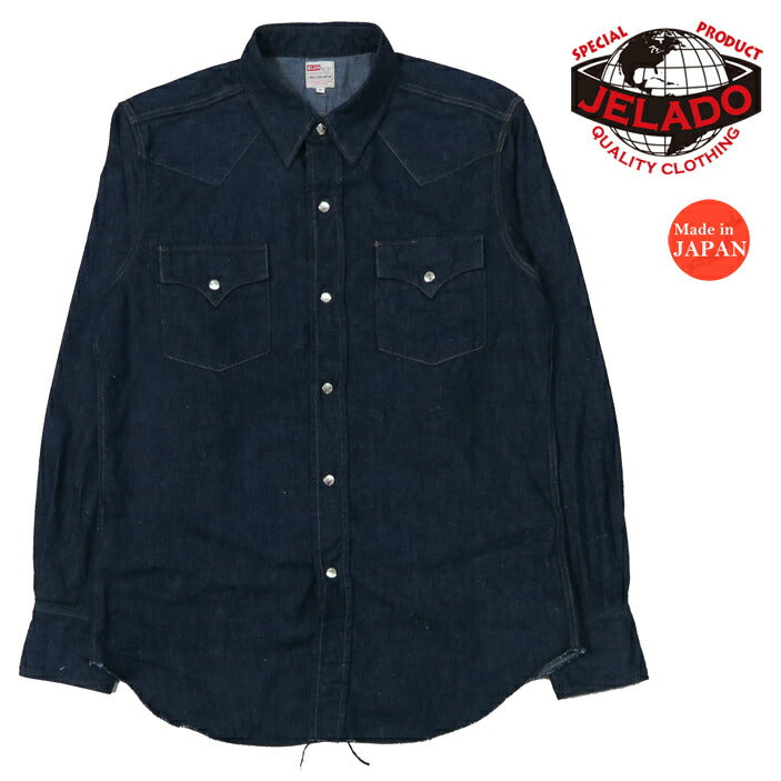 JELADO Long Sleeve Denim Western Shirt Vaquero Shirt JP11115