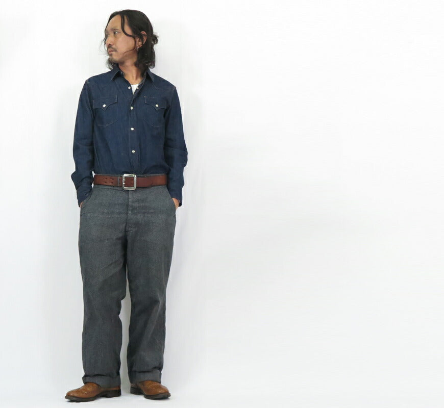 JELADO Long Sleeve Denim Western Shirt Vaquero Shirt JP11115