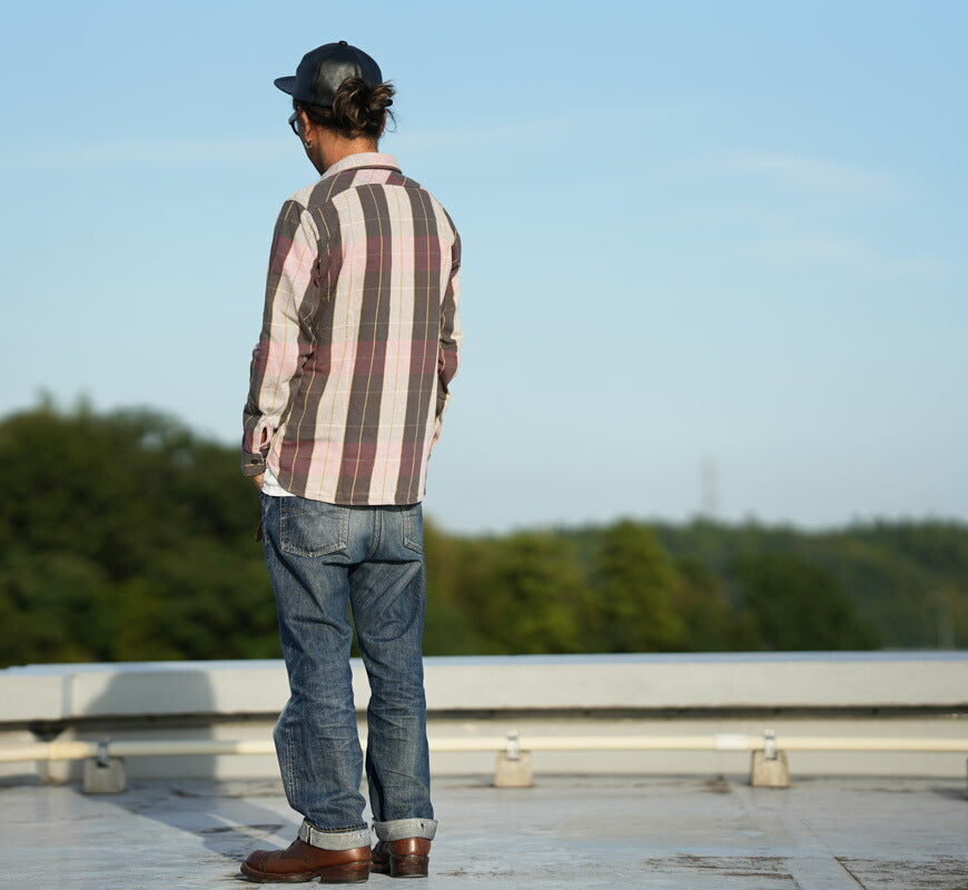 JELADO ジェラード 長袖 フランネル シャツ レギュラー丈  Unionworkers Shirt Regular チェック柄 JP12108
