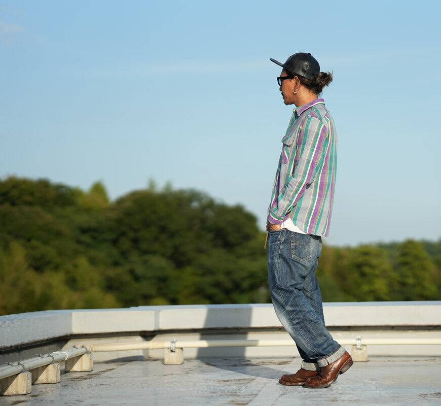 JELADO ジェラード 長袖 フランネル シャツ レギュラー丈  Unionworkers Shirt Regular チェック柄 JP12108