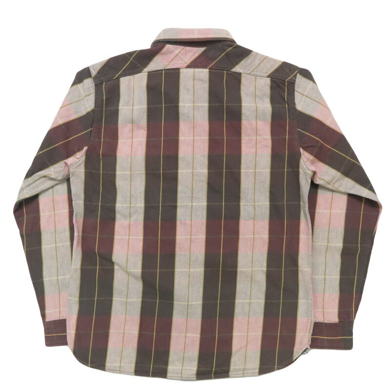 JELADO ジェラード 長袖 フランネル シャツ レギュラー丈  Unionworkers Shirt Regular チェック柄 JP12108