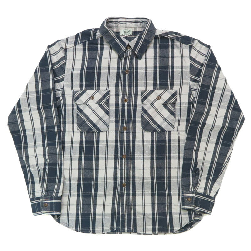 JELADO ジェラード 長袖 フランネル シャツ レギュラー丈  Unionworkers Shirt Regular チェック柄 JP12108