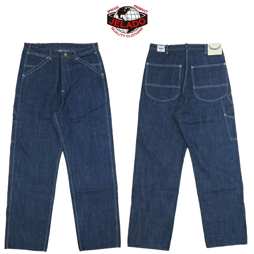 JELADO ジェラード กางเกงทำงานผ้ายีนส์ 10.5oz แบบเพนเตอร์ 311W Last Resort ป้ายสีน้ำเงิน แบบ LEE JP94311W