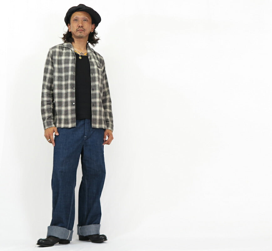 JELADO ジェラード กางเกงทำงานผ้ายีนส์ 10.5oz แบบเพนเตอร์ 311W Last Resort ป้ายสีน้ำเงิน แบบ LEE JP94311W