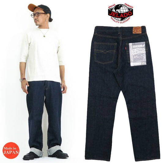 JELADOジェラード14ozデニムジーンズ313XX55DenimワイドストレートLASTRESORTワンウォッシュ【2023年春夏新作】