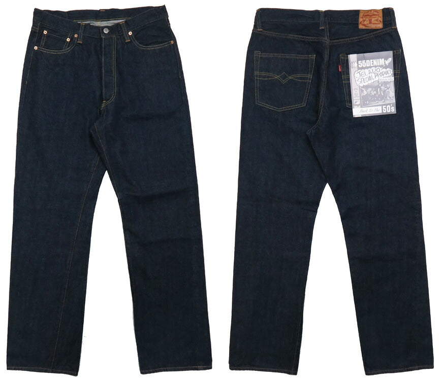 JELADO ジェラード 14oz デニム ジーンズ 313XX 55Denim ワイドストレート LAST RESORT ワンウォッシュ
