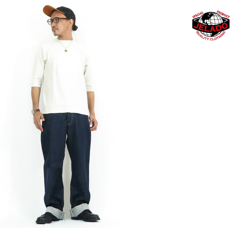 JELADOジェラード14ozデニムジーンズ313XX55DenimワイドストレートLASTRESORTワンウォッシュ【2023年春夏新作】