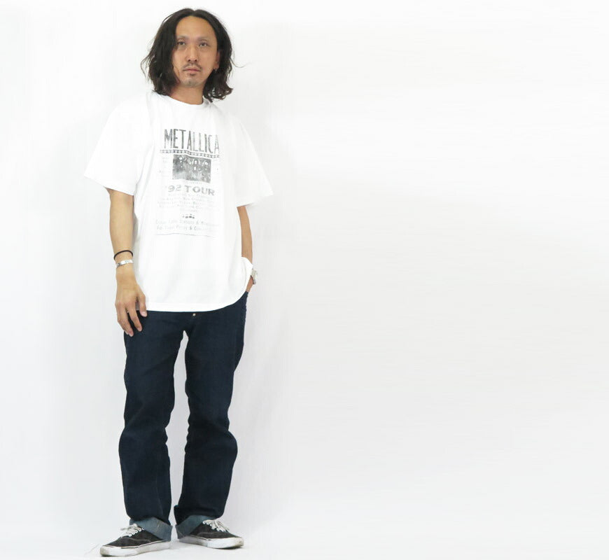 ジョンブル JOHNBULL ビッグシルエット 半袖 バンド Tシャツ METALLICA ENTER SANDMAN 1992 TOUR JT251C11