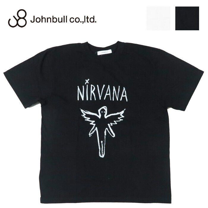 ジョンブル JOHNBULL เสื้อยืดแขนสั้นทรงบิ๊กซิลูเอท แบนด์ NIRVANA IN UTERO JT251C15
