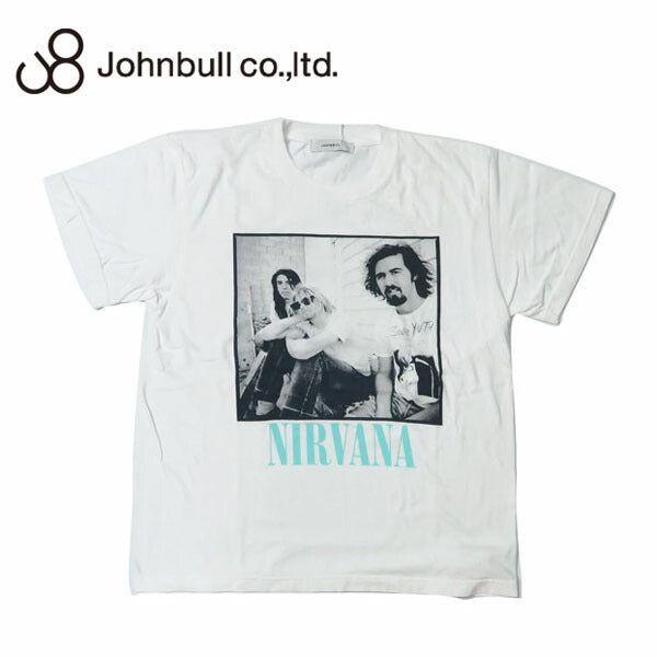 จอห์นบูล JOHNBULL เสื้อยืดแขนสั้นลายภาพศิลปิน NIRVANA นิร์วานา เสื้อวง JT261C05【คอลเลกชันฤดูใบไม้ผลิ/ฤดูร้อน 2026】