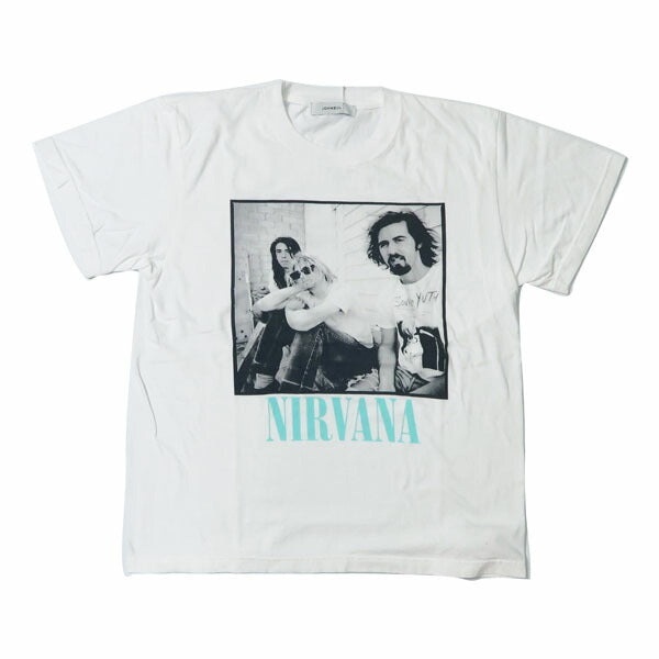 จอห์นบูล JOHNBULL เสื้อยืดแขนสั้นลายภาพศิลปิน NIRVANA นิร์วานา เสื้อวง JT261C05【คอลเลกชันฤดูใบไม้ผลิ/ฤดูร้อน 2026】