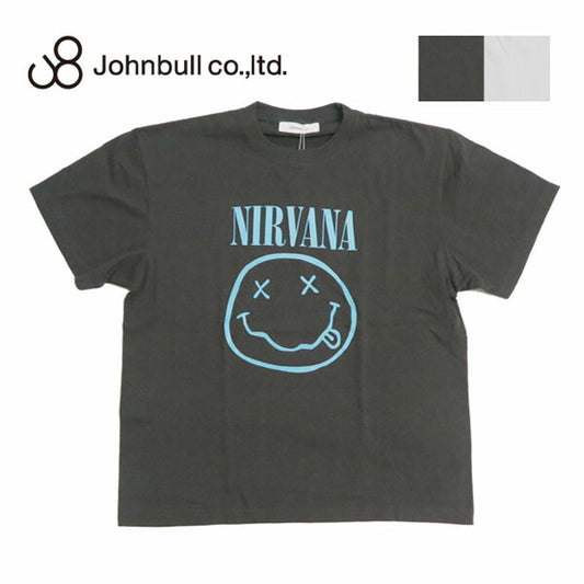 ジョンブル JOHNBULL アーティスト フォト 半袖 Tシャツ NIRVANA SMILEY ニルヴァーナ バンドTee JT261C44【2026年春夏新作】