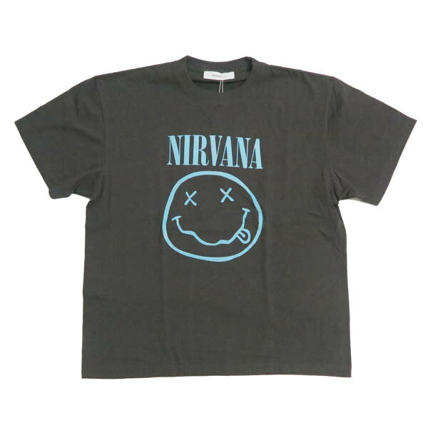 ジョンブル JOHNBULL เสื้อยืดแขนสั้นภาพศิลปิน NIRVANA SMILEY นิร์วานา เสื้อวง JT261C44【คอลเลกชันฤดูใบไม้ผลิ/ฤดูร้อน 2026】