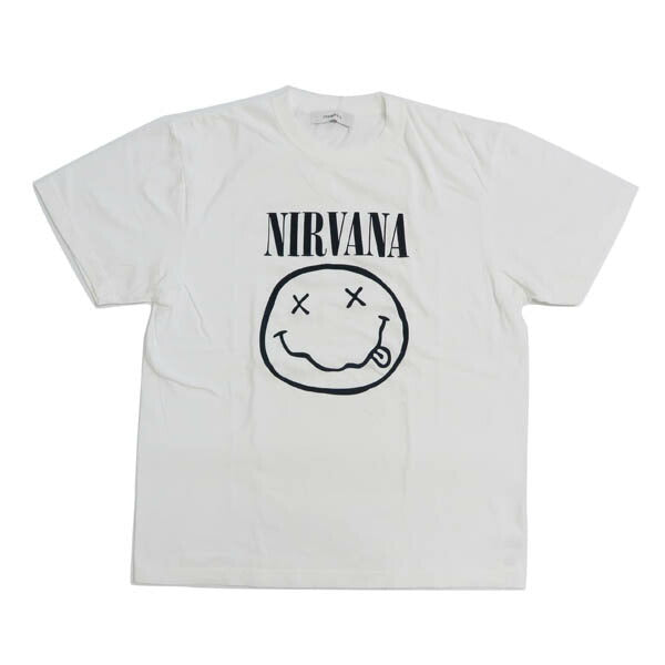 ジョンブル JOHNBULL เสื้อยืดแขนสั้นภาพศิลปิน NIRVANA SMILEY นิร์วานา เสื้อวง JT261C44【คอลเลกชันฤดูใบไม้ผลิ/ฤดูร้อน 2026】