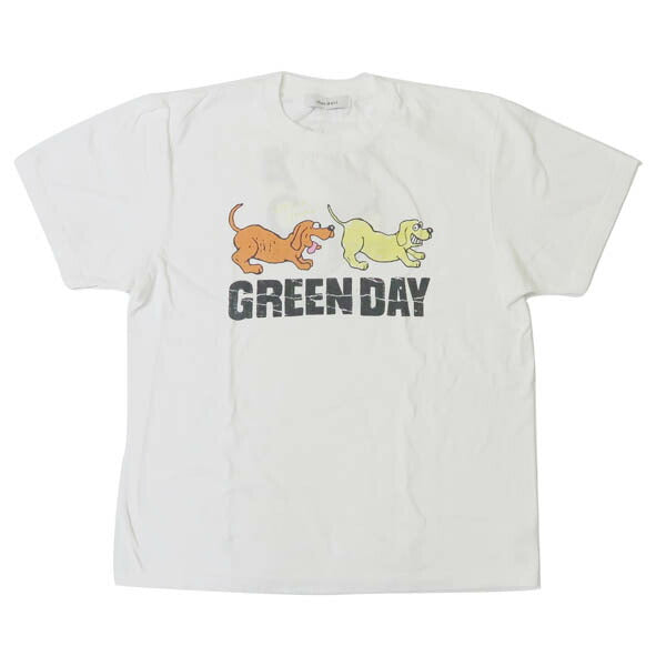 ジョンブル JOHNBULL Camiseta de manga corta con foto de artista GREEN DAY DOG Camiseta de banda JT261C46【Novedad primavera-verano 2026】