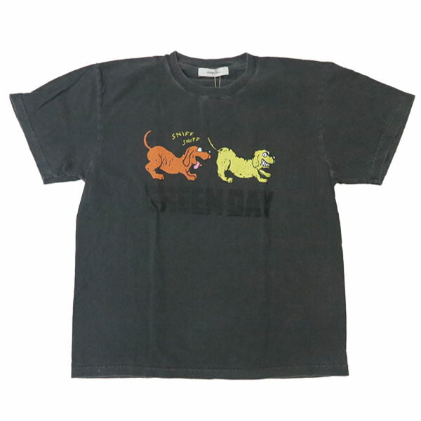 ジョンブル JOHNBULL Camiseta de manga corta con foto de artista GREEN DAY DOG Camiseta de banda JT261C46【Novedad primavera-verano 2026】