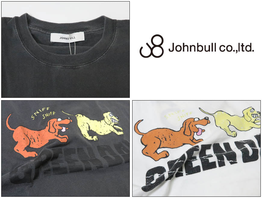 ジョンブル JOHNBULL Camiseta de manga corta con foto de artista GREEN DAY DOG Camiseta de banda JT261C46【Novedad primavera-verano 2026】
