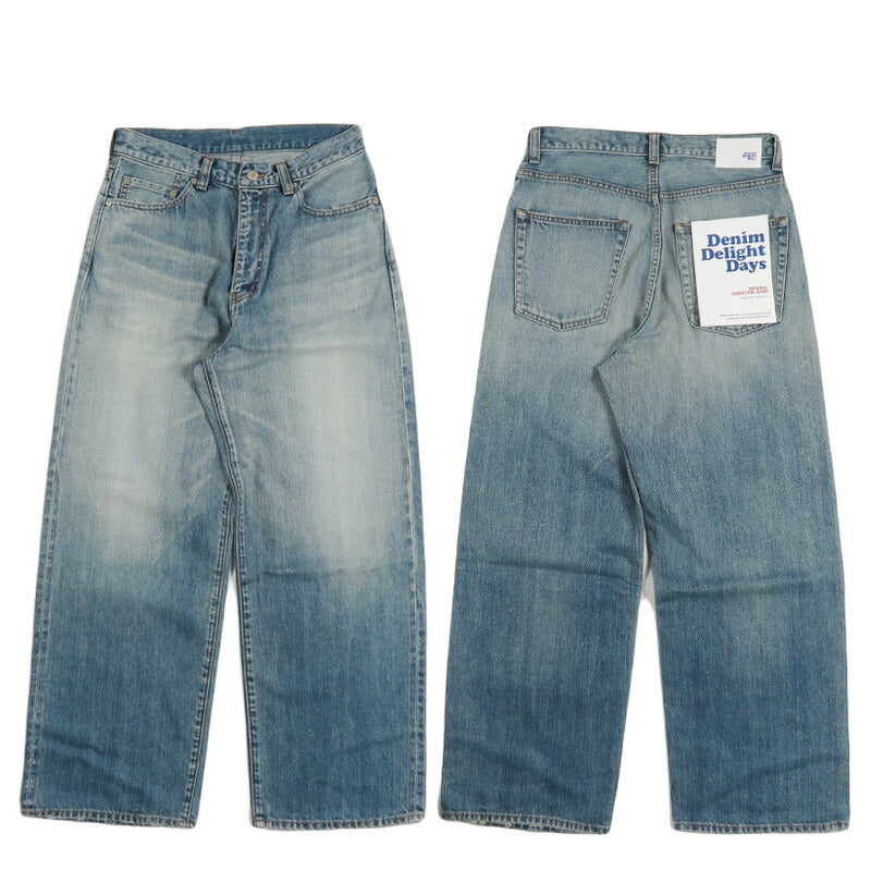 ジョンブル JOHNBULL【DENIM DELIGHT DAYS】セルヴィッチデニムワイドジーンズ  フェード JY261P04-417【2026年春夏新作】