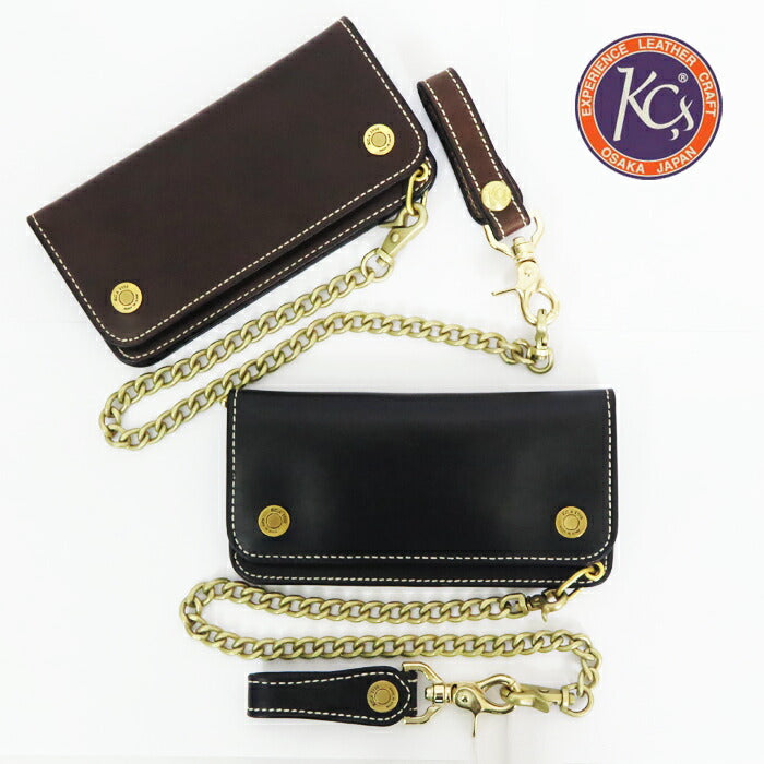 KC's KC's Long Trucker Chain Wallet HORWEEN Chromexcel Leather KMW043A