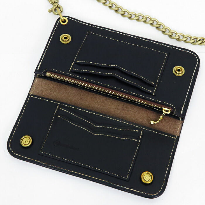 KC's KC's Long Trucker Chain Wallet HORWEEN Chromexcel Leather KMW043A