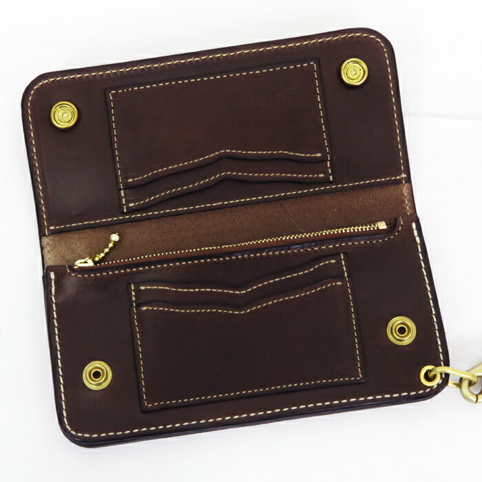 KC's KC's Long Trucker Chain Wallet HORWEEN Chromexcel Leather KMW043A