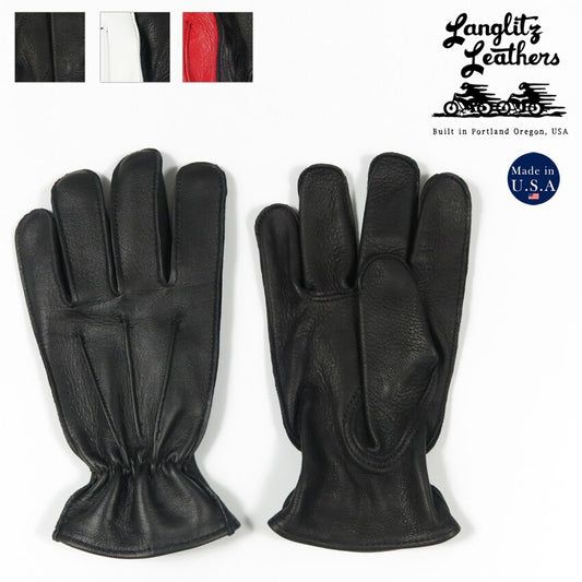 ラングリッツレザーズ Langlitz Leathers オールシーズングローブ ゴートスキン/ディアスキン ヤギ革/シカ革 裏地無し 手袋 バイク用 チャーチル churchill glove