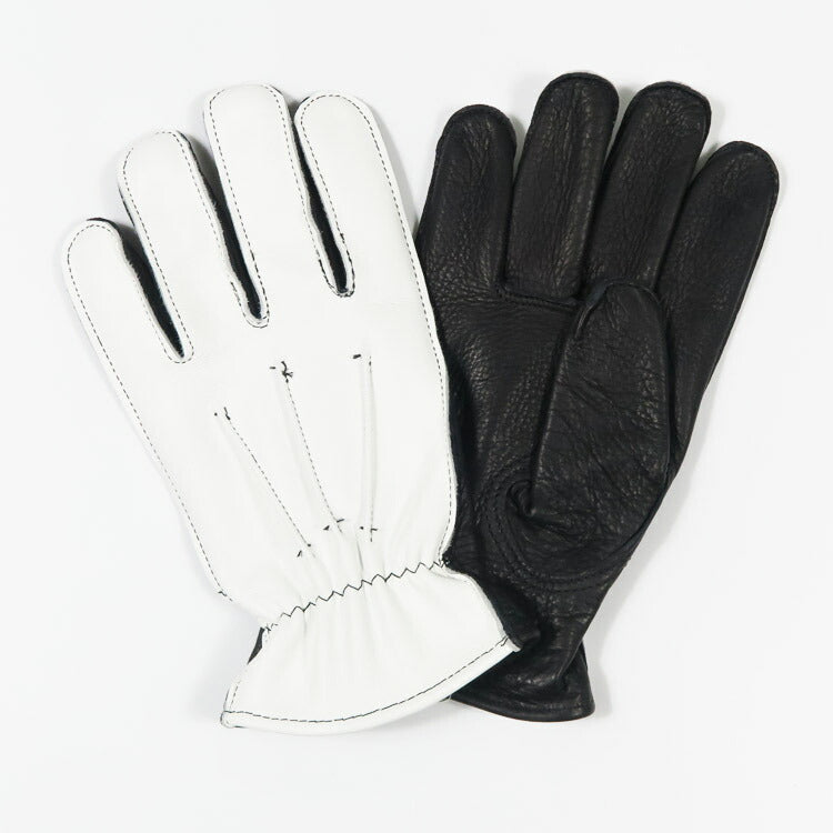 ラングリッツレザーズ Langlitz Leathers ถุงมือสำหรับทุกฤดู หนังแพะ/หนังกวาง ไม่มีซับ ถุงมือสำหรับขี่มอเตอร์ไซค์ Churchill glove
