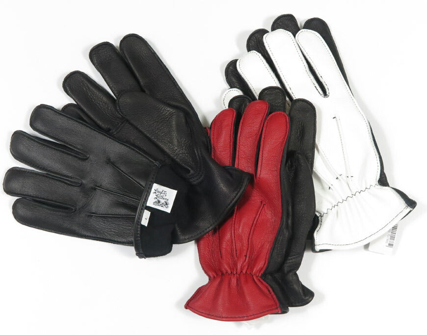 ラングリッツレザーズ Langlitz Leathers ถุงมือสำหรับทุกฤดู หนังแพะ/หนังกวาง ไม่มีซับ ถุงมือสำหรับขี่มอเตอร์ไซค์ Churchill glove