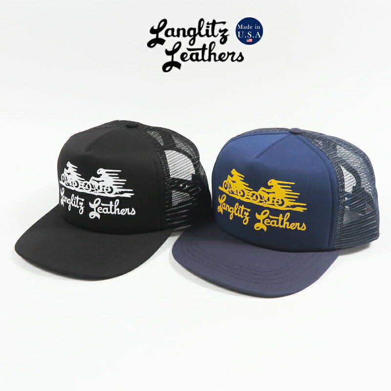 ラングリッツレザーズ Langlitz Leathers Trucker Mesh Cap Type A メッシュ キャップ ロゴ LL-TMC 【2026年春夏新作】