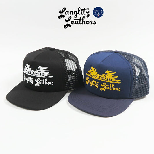 ラングリッツレザーズ Langlitz Leathers Trucker Mesh Cap Type A メッシュ キャップ ロゴ LL-TMC 【2026年春夏新作】