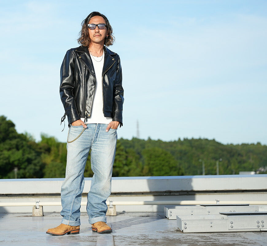 ラングリッツレザーズ Langlitz Leathers ダブル ライダース レザー ジャケット TURN 3 ライト・ウエイト・カウハイド
