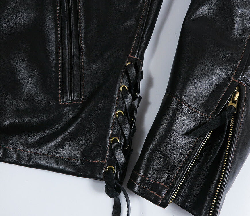 ラングリッツレザーズ Langlitz Leathers ダブル ライダース レザー ジャケット TURN 3 ライト・ウエイト・カウハイド