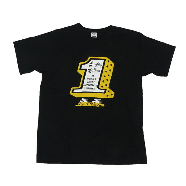 ラングリッツレザーズ Langlitz Leathers Kurzarm T-Shirt Print Hergestellt in Japan LLC-003 LL310