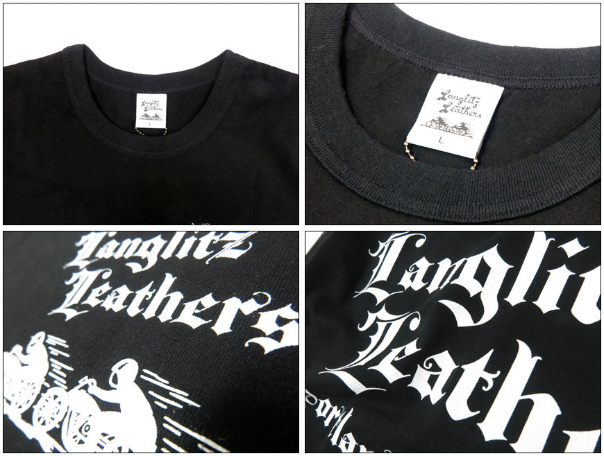 ラングリッツレザーズ Langlitz Leathers 半袖 Tシャツ プリント 日本製 LLC-003 LL311