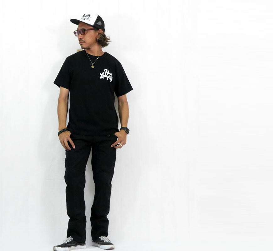 ラングリッツレザーズ Langlitz Leathers เสื้อยืดแขนสั้นพิมพ์ลาย ผลิตในญี่ปุ่น LLC-003 LL312