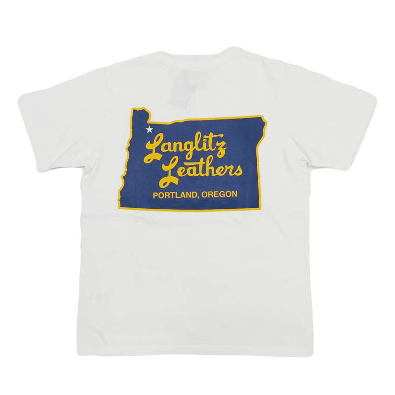 ラングリッツレザーズ Langlitz Leathers 半袖 Tシャツ ロゴプリント 日本製 LLC-003 LL313【2026年春夏新作】