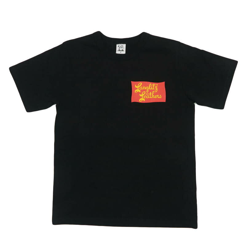 ラングリッツレザーズ Langlitz Leathers 半袖 Tシャツ ロゴプリント 日本製 LLC-003 LL313【2026年春夏新作】