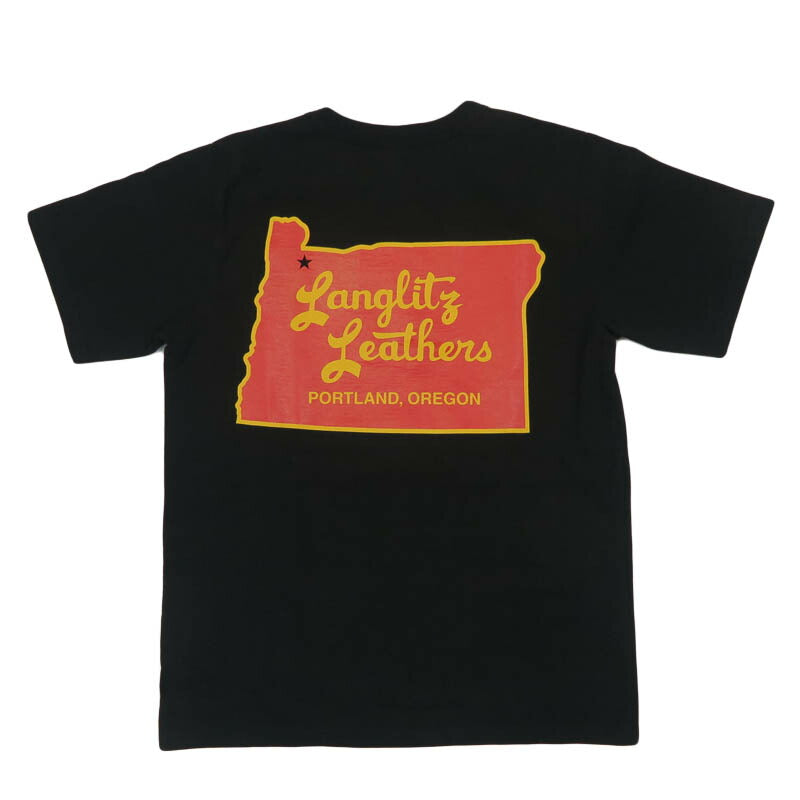 ラングリッツレザーズ Langlitz Leathers 半袖 Tシャツ ロゴプリント 日本製 LLC-003 LL313【2026年春夏新作】