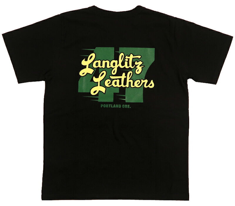 ラングリッツレザーズ Langlitz Leathers 半袖 Tシャツ ロゴプリント 日本製 LLC-003 LL315【2026年春夏新作】