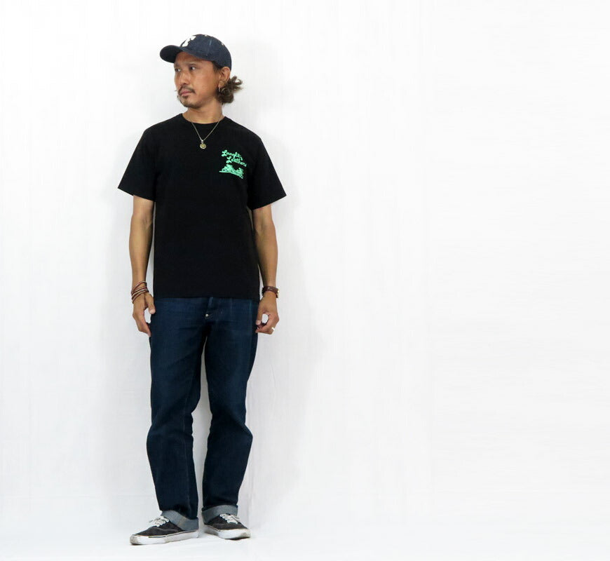 ラングリッツレザーズLanglitzLeathers半袖Tシャツプリント日本製LLC-003TypeA【2025年春夏新作】