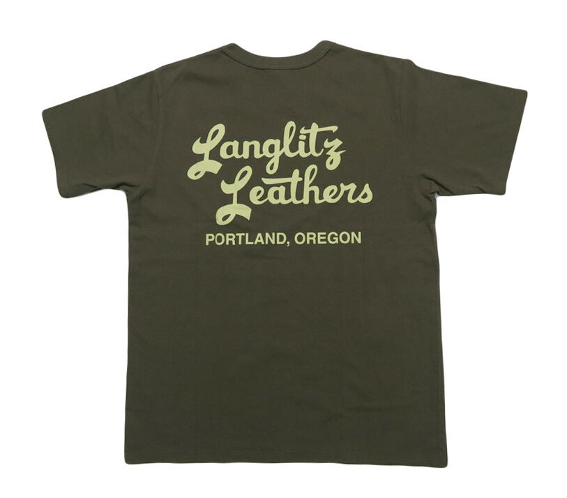 ラングリッツレザーズLanglitzLeathers半袖Tシャツプリント日本製LLC-003TypeA【2025年春夏新作】