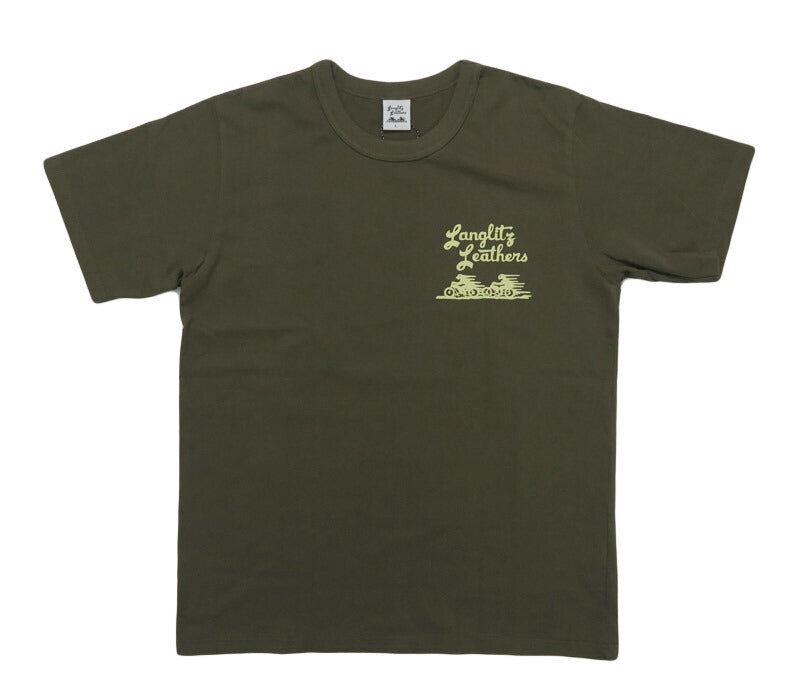 ラングリッツレザーズLanglitzLeathers半袖Tシャツプリント日本製LLC-003TypeA【2025年春夏新作】