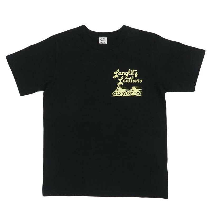 ラングリッツレザーズ Langlitz Leathers 半袖 Tシャツ Type-A BIGロゴプリント 日本製 LLC-003 TYPE A-Big Logo【2026年春夏新作】