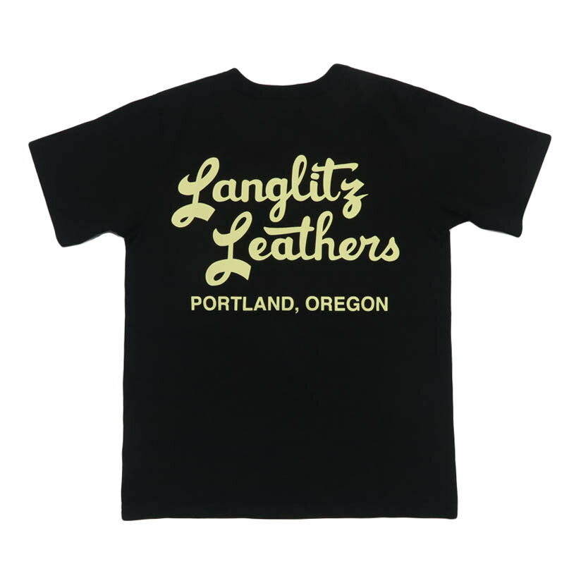 ラングリッツレザーズ Langlitz Leathers 半袖 Tシャツ Type-A BIGロゴプリント 日本製 LLC-003 TYPE A-Big Logo【2026年春夏新作】