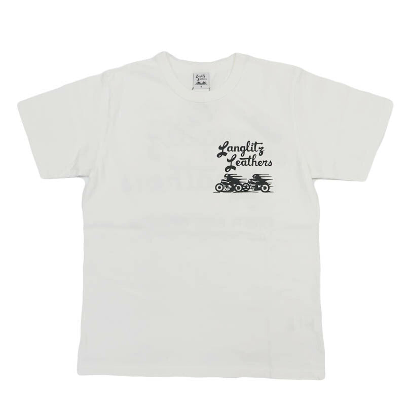 ラングリッツレザーズ Langlitz Leathers 半袖 Tシャツ Type-A BIGロゴプリント 日本製 LLC-003 TYPE A-Big Logo【2026年春夏新作】